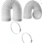 3m Delonghi AC Vent Hose Extension Pipe with Clips – Air Conditioner