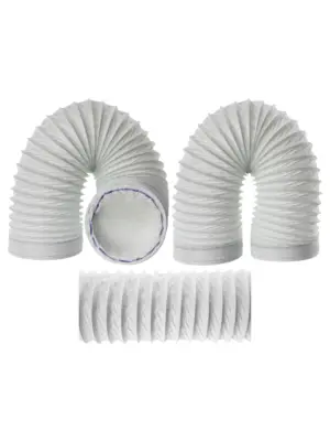 3m Flexible PVC Duct Hose 125mm Universal Vent for AC, Dryer, Hood