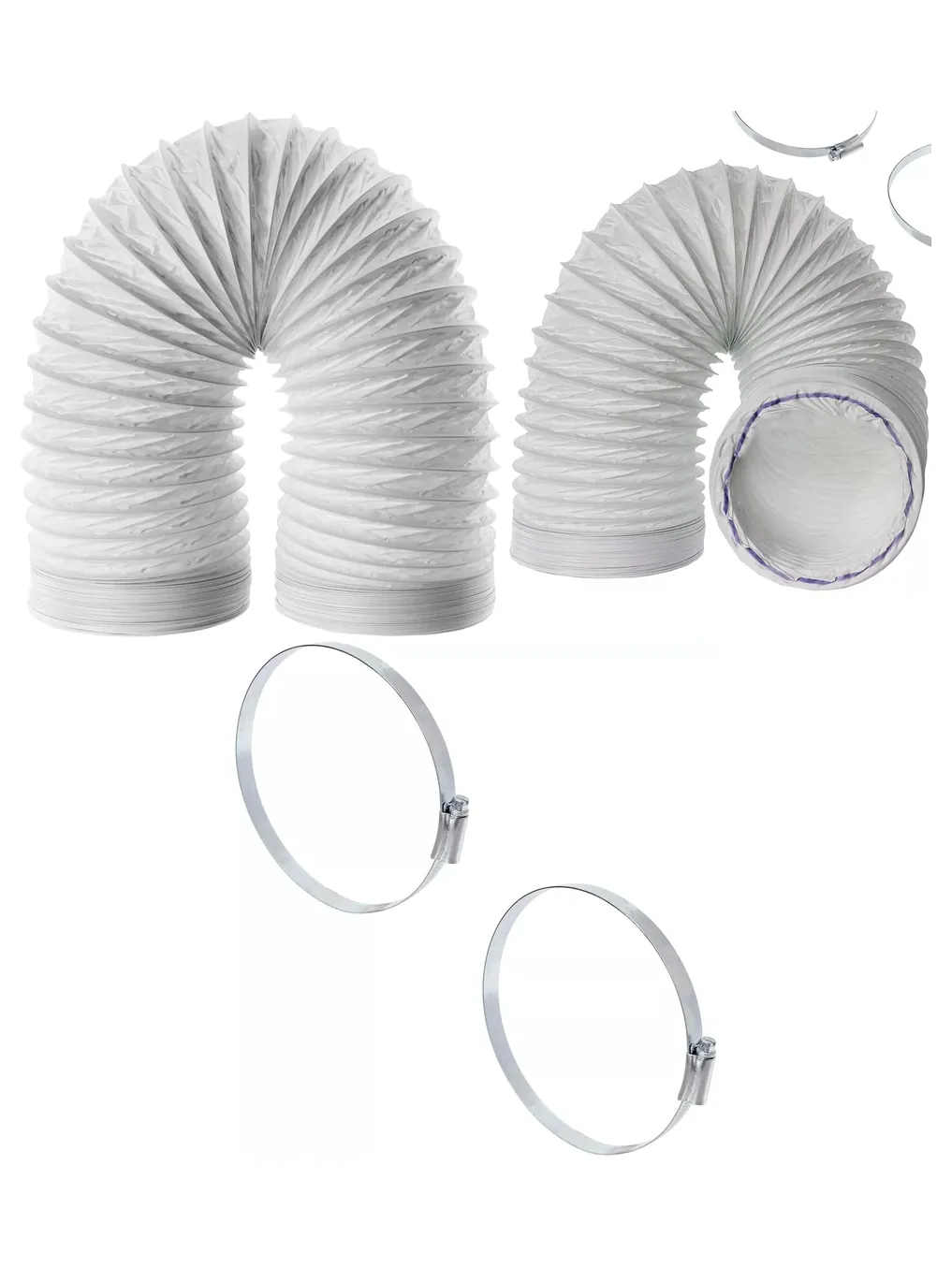 3m Klarstein Air Conditioner Vent Hose with Clips – AC Extension Pipe