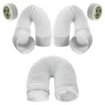 3m PVC Air Conditioner Duct Hose Kit – 5 Pieces for Black & Decker