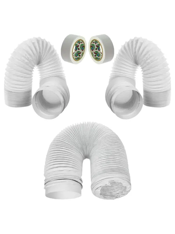 3m PVC Duct Hose Kit for Maytag AC – 5 Piece Extension Set
