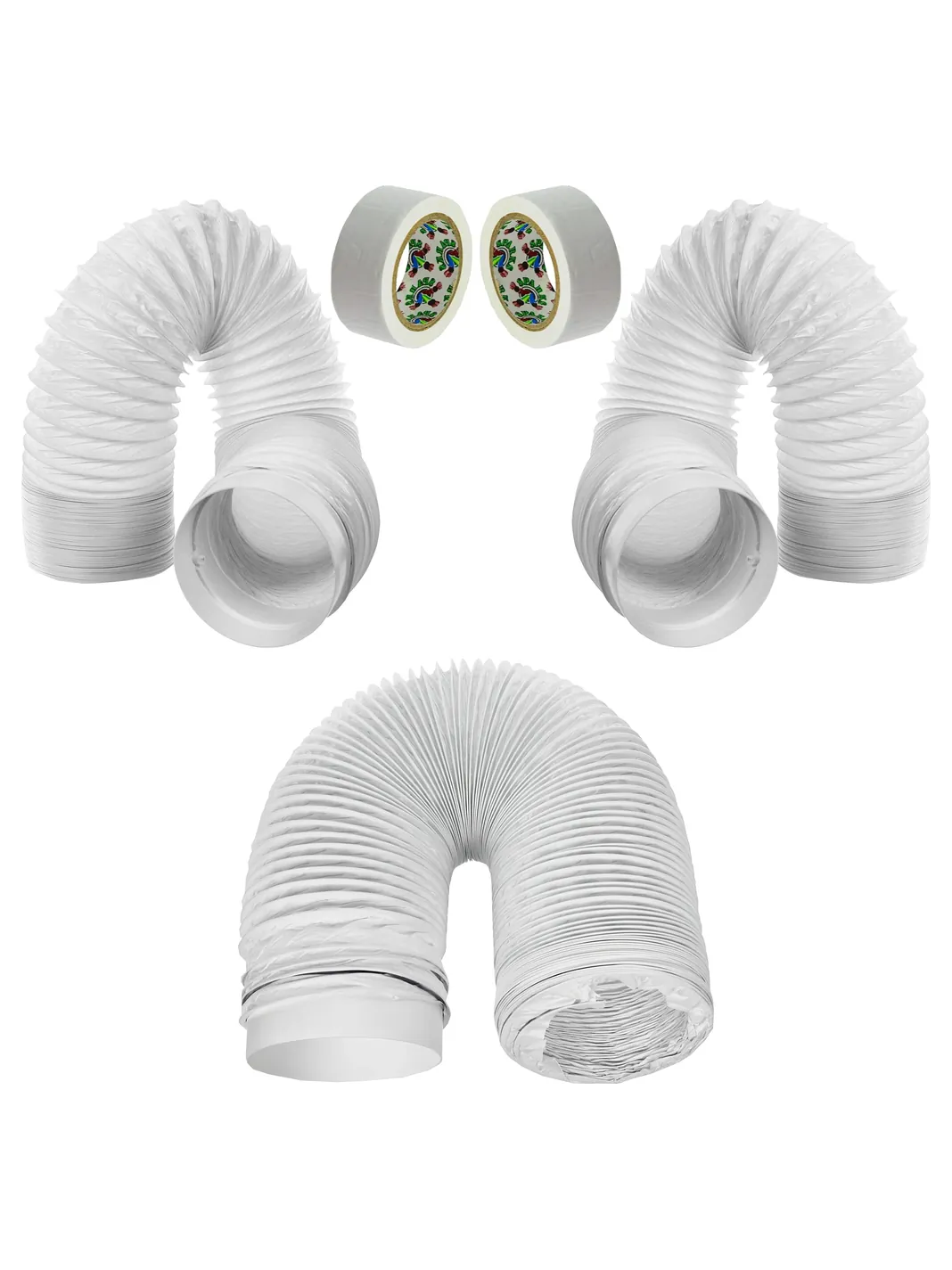 3m PVC Duct Hose Kit for Maytag AC – 5 Piece Extension Set