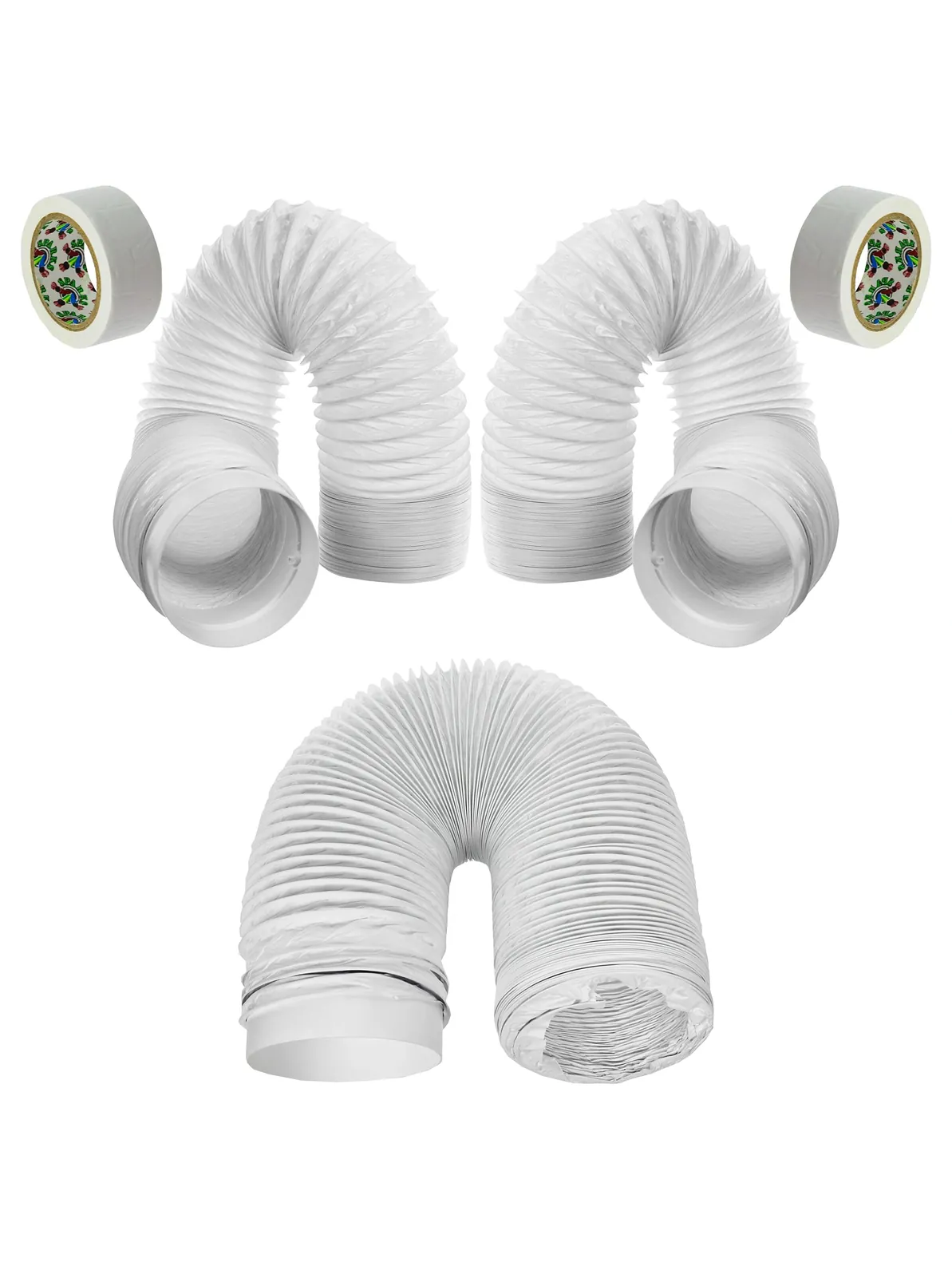 3m PVC Range Hood Duct Extension Kit – Universal Exhaust Pipe