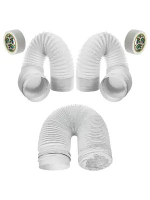 3m Universal PVC Dryer Exhaust Hose Extension Kit – Fits Tumble Dryers