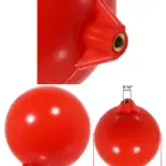 4.5 Plastic Toilet Float with Brass Thread Ballcock Replacement