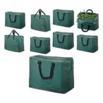 4 Green 75L Christmas Tree Storage Bags – Holiday Decoration Organizer
