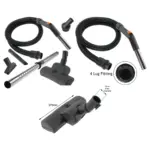 4‑Lug Metal Hose Extension Rod for VAX & Hoover Turbo Floor Tool Kit