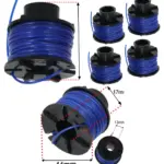 4-Pack 10m Replacement Line for Black & Decker Trimmer with Spool