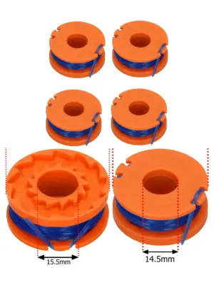 4-Pack 2.5 m Line & Spool for Macallister MGTP18Li Strimmer