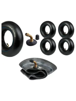 4 Pack Inner Tubes 3.00x8 & 3.25x8 for Wheel Barrow, Trailer, Scooter