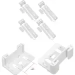 4‑Pack Plastic Door Bracket Kit for John Lewis Fridge & Freezer