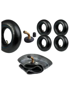 4 Pack Pneumatic 3.5x8 Inner Tubes for Wheelbarrow, Trailer & Scooter