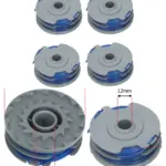 4‑Pack Twin Line Replacement Spool for Mac Allister Trimmer
