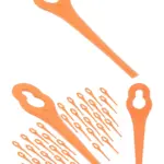 40-Pack Plastic Replacement Blades for LIDL Florabest Parkside Trimmer