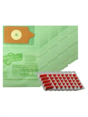 40 Paper Dust Bags + 40 Fresheners for Numatic Henry, Hetty & James