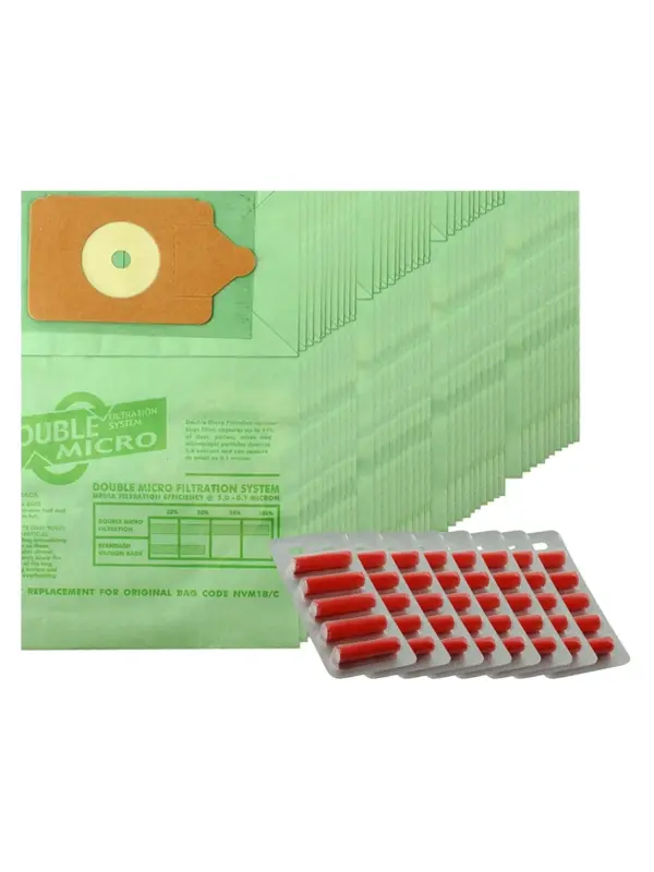 40 Paper Dust Bags + 40 Fresheners for Numatic Henry, Hetty & James