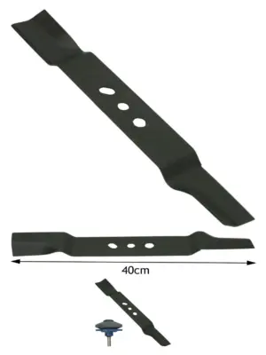 40cm B&Q Lawn Mower Blade for FPLMP99 Series + Drill Sharpener
