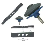 40cm Metal Blade for B&Q FPLMP99 2015 Lawn Mower + Drill Sharpener