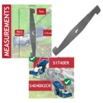 40cm Metal Blade for Spear & Jackson S1740ER & S4040X2CR Mowers