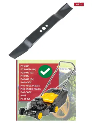 40cm Metal Replacement Blade for Partner P3540/P4040S/P40 Lawn Mower