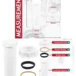 40mm Adjustable Trap Height Kit for Sink Waste & Basin Plumbing
