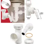 40mm Trap Adapter for Washing Machine & Dishwasher Waste Pipe