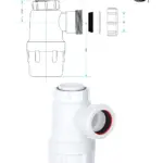 40mm Waste Bottle Trap for Bathroom & Kitchen Sink – 1½" Basin