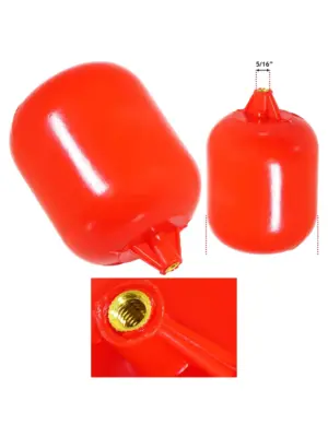 4½" Plastic Toilet Float Cistern Ballcock Valve with 5/16 BSW Thread