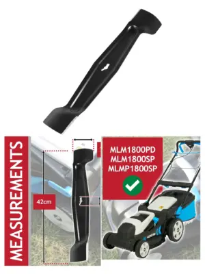 42cm Metal Replacement Blade for Mac Allister MLM1800PD/SP Lawn Mower