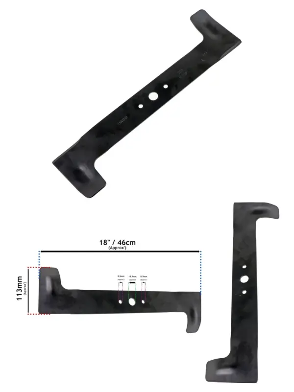 46cm Replacement Blade for Suffolk Punch P18/P18S Petrol Rotary Mower