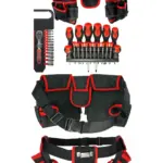 48-Piece Screwdriver, Ratchet Wrench & Socket Driver Set with Tool Belt