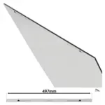 497x410 Replacement Oven Door Glass for Stoves – Inner Pane