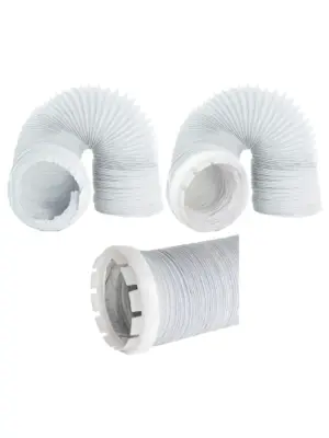 4m Dryer Vent Hose with Adapter for Whirlpool Tumble Dryers