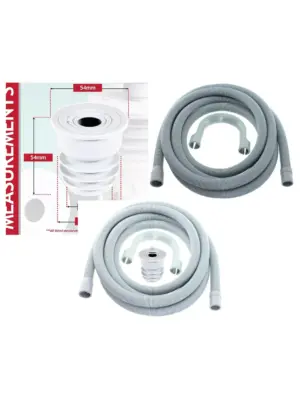 4m Extra-Long Drain Hose with Seal Plug for Washers & Dishwashers