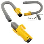 4m Flexible Quick Release Hose for Dyson DC07 Vacuum Grey Yellow