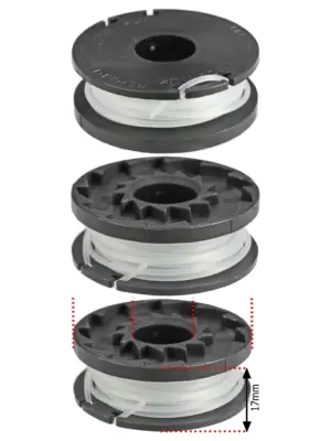 4m Replacement Line Spool for Qualcast GTLi18 (N0F-GT-250/18-E) Trimmer