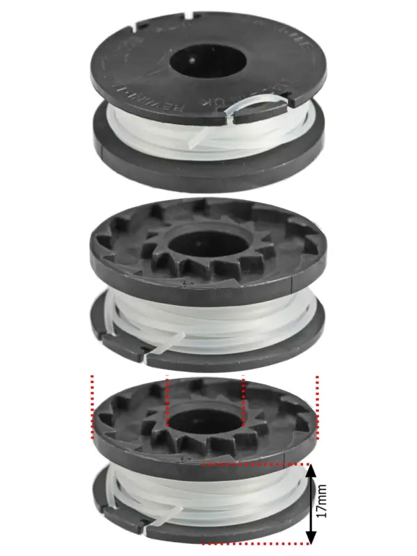 4m Replacement Line Spool for Qualcast GTLi18 (N0F-GT-250/18-E) Trimmer