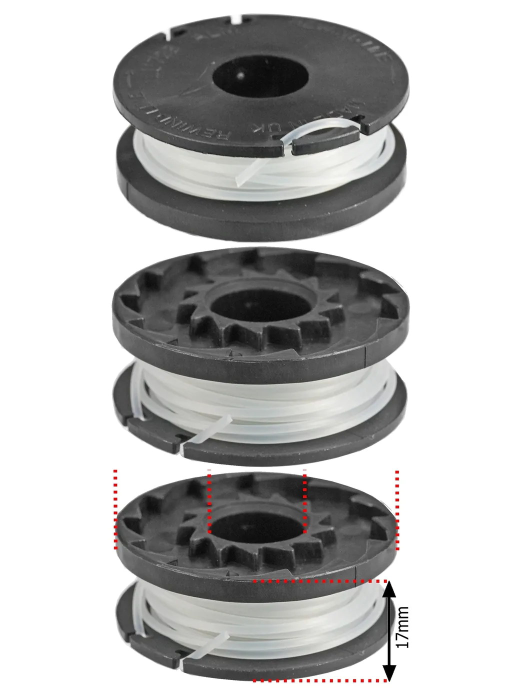 4m Replacement Line Spool for Qualcast GTLi18 (N0F-GT-250/18-E) Trimmer
