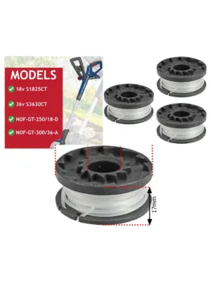 4m Spear & Jackson Trimmer Line for S1825CT & S3630CT - Pack of 3