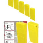 5.5" Heavy‑Duty Tree Felling Wedge – 5 Pack for Chainsaw Log Split