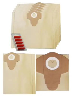 5 Dust Bags for EINHELL 30L Vacuum