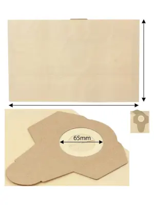 5-Pack 20L Replacement Dust Bags for LG JCB Goblin Vacuum