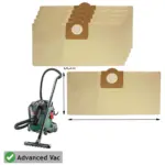 5-Pack Bosch AdvancedVac 20 Dust Bags 2609256F33 Replacement