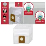 5-Pack Dust Bags for Electrolux Z2100 & Zanussi ZAN3002 Vacuum