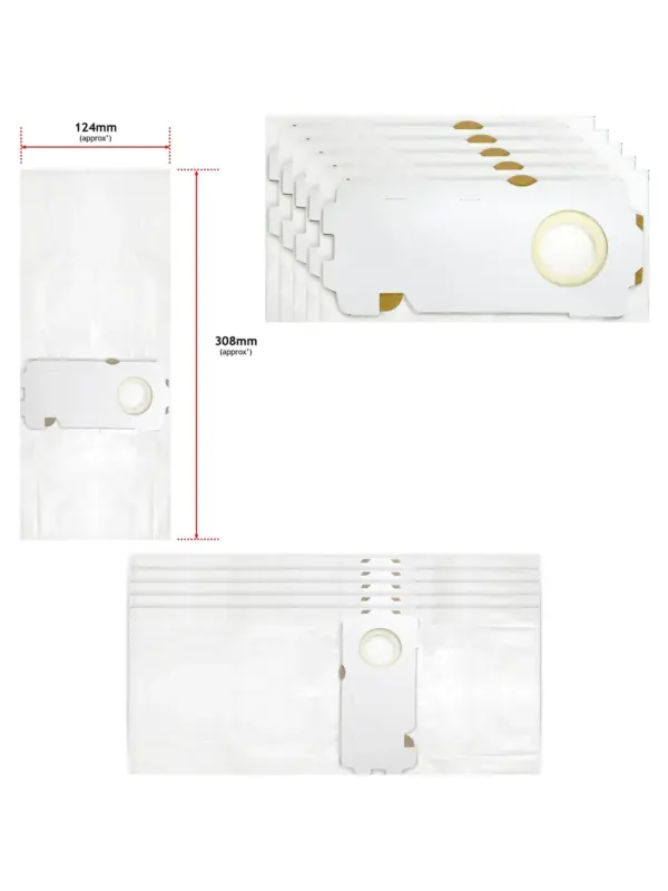 5-Pack Festool Dust Bags for CT MINI, MIDI & MIDI-2 Extractor