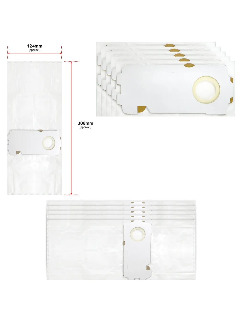 5-Pack Festool Dust Bags for CT MINI, MIDI & MIDI-2 Extractor