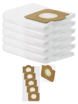 5-Pack Karcher Dust Bags for NT27/30/48/65/72, AB27, K2001, SMS