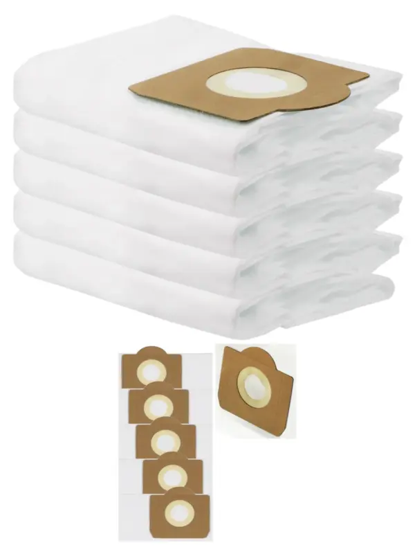 5-Pack Karcher Dust Bags for NT27/30/48/65/72, AB27, K2001, SMS