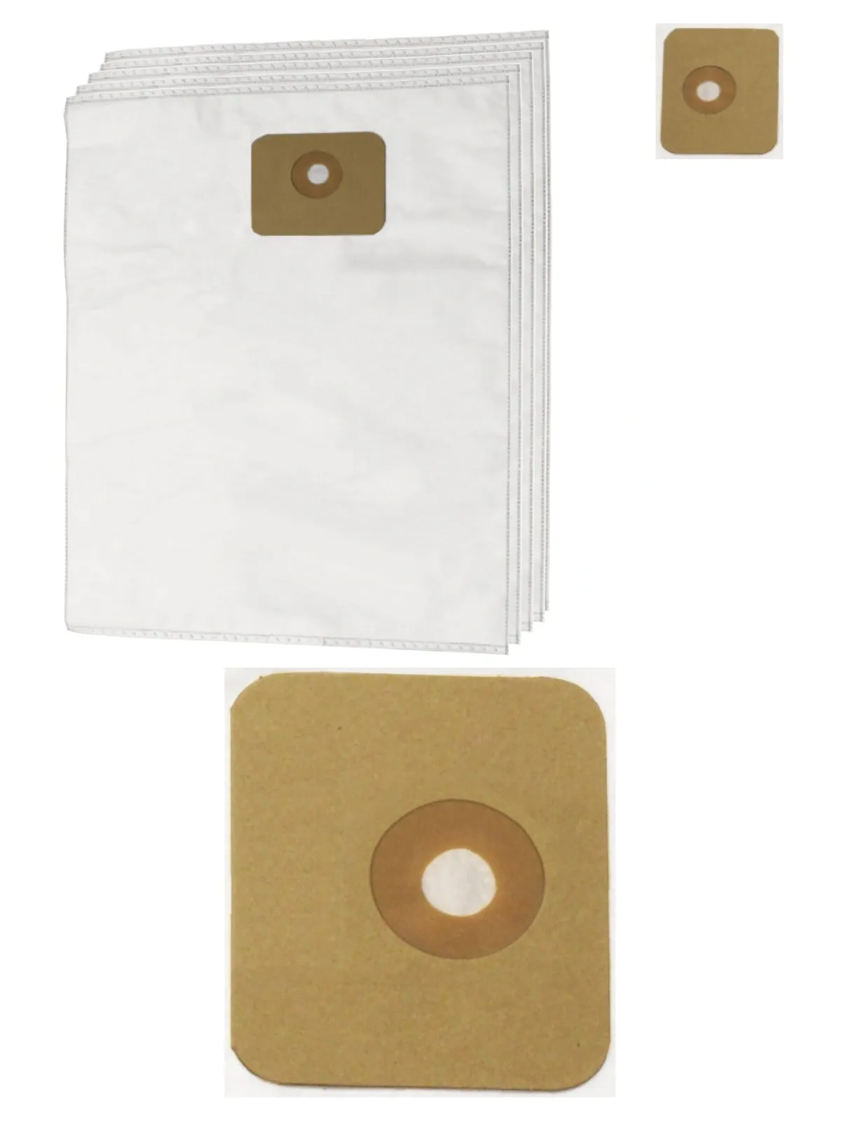 5-Pack Nilfisk Multi Wet/Dry Vacuum Dust Bags – Fits 20, 20T, 30T