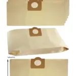 5-Pack Replacement Dust Bags for Hitachi QB35E Vacuum - Solid Collar
